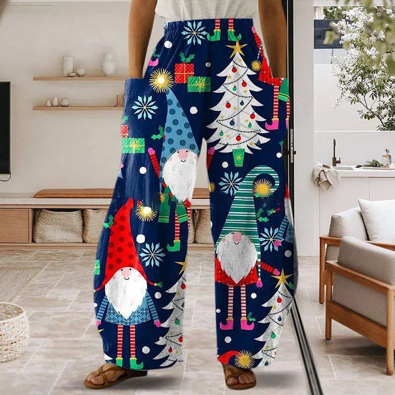 2022 Trendy Christmas Casual Loose Pants