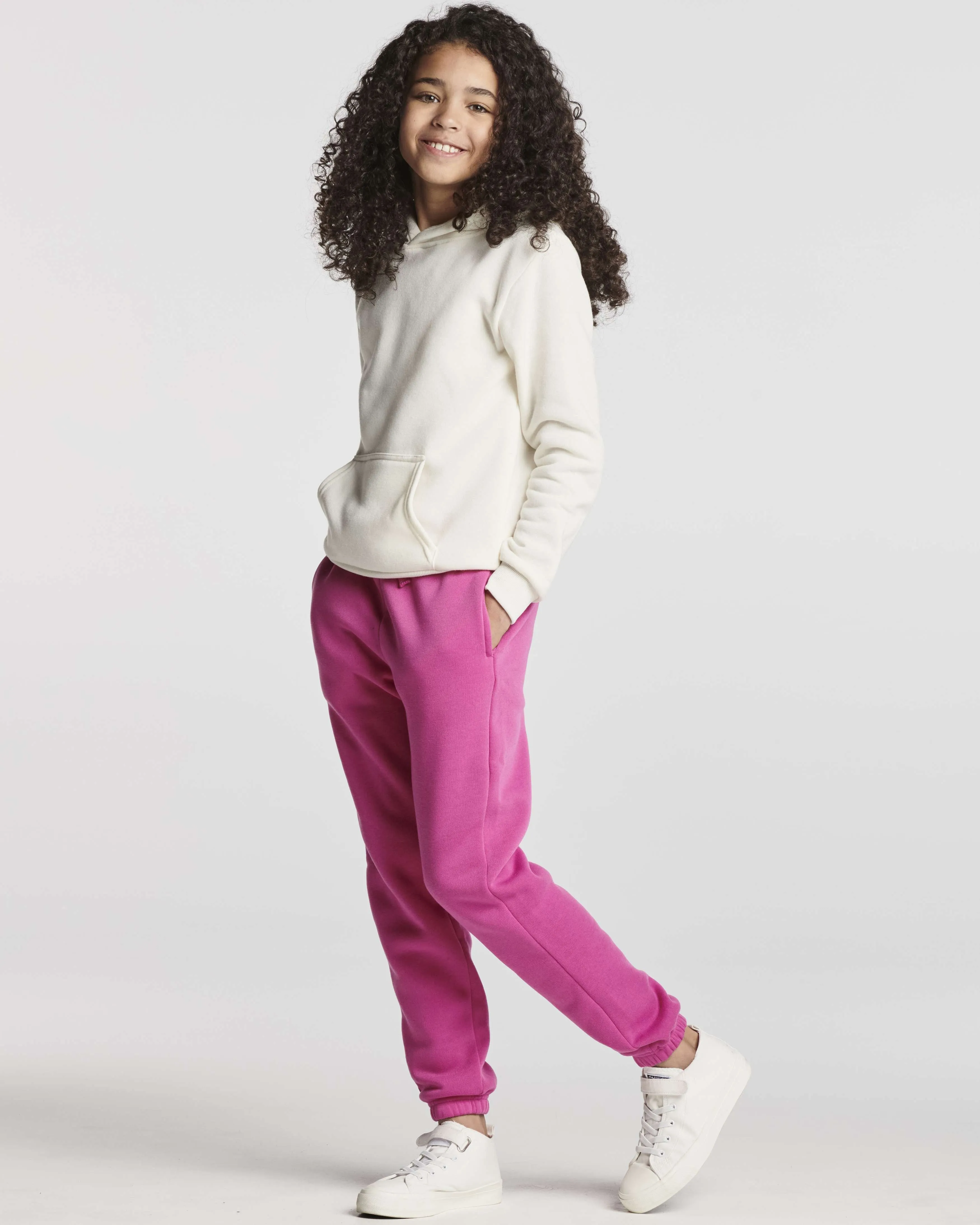 3 Pack: Girls' Active Fleece Jogger Pants