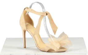 alexandre birman Beige Clarita Bow 90 Sandals UK 5 EU 38 👠