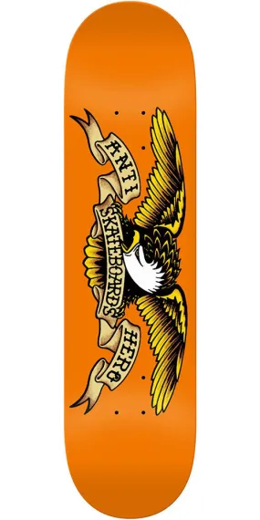 Anti-Hero Classic Eagle Skateboard Deck - Orange - 9.0in x 33.25in