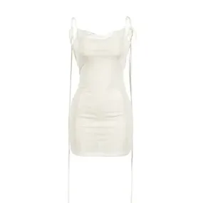 Backless Sleeveless Mini Dress