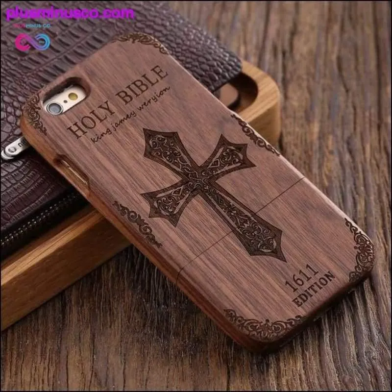 Bamboo Hard Wood Carved Apple iPhone Cases For iPhone