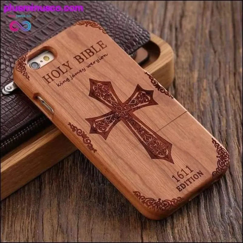 Bamboo Hard Wood Carved Apple iPhone Cases For iPhone