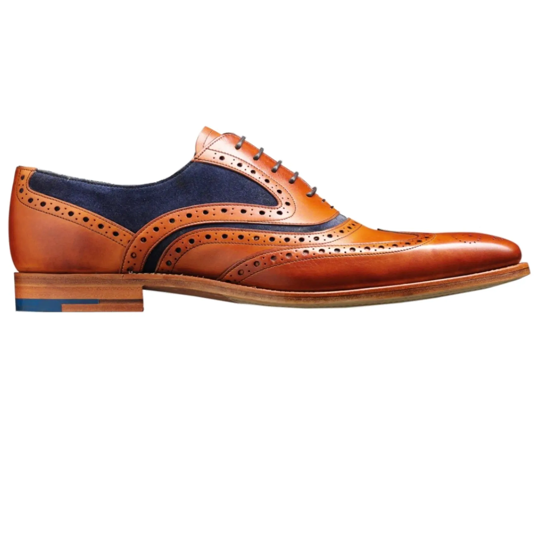 Barker McClean 2 Tone Wingtip Oxford Brogue