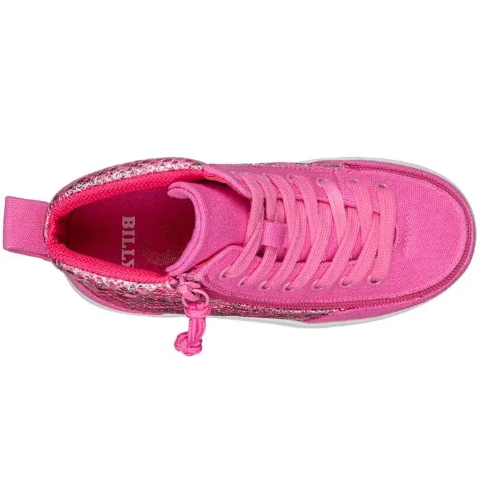 Big Girl Billy Billy Classic High II in Fuchsia Snake