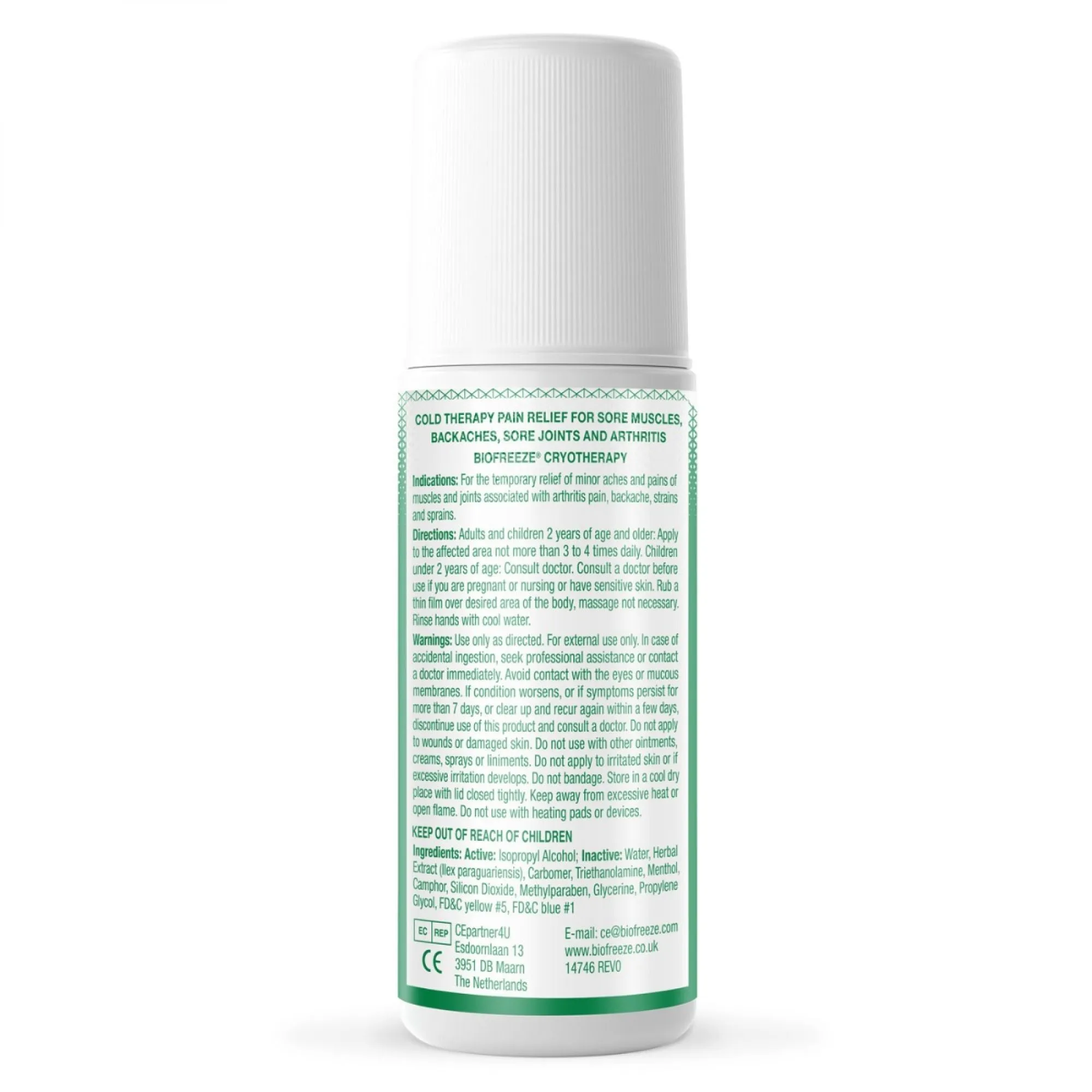 Biofreeze 89ml Gel Roll On