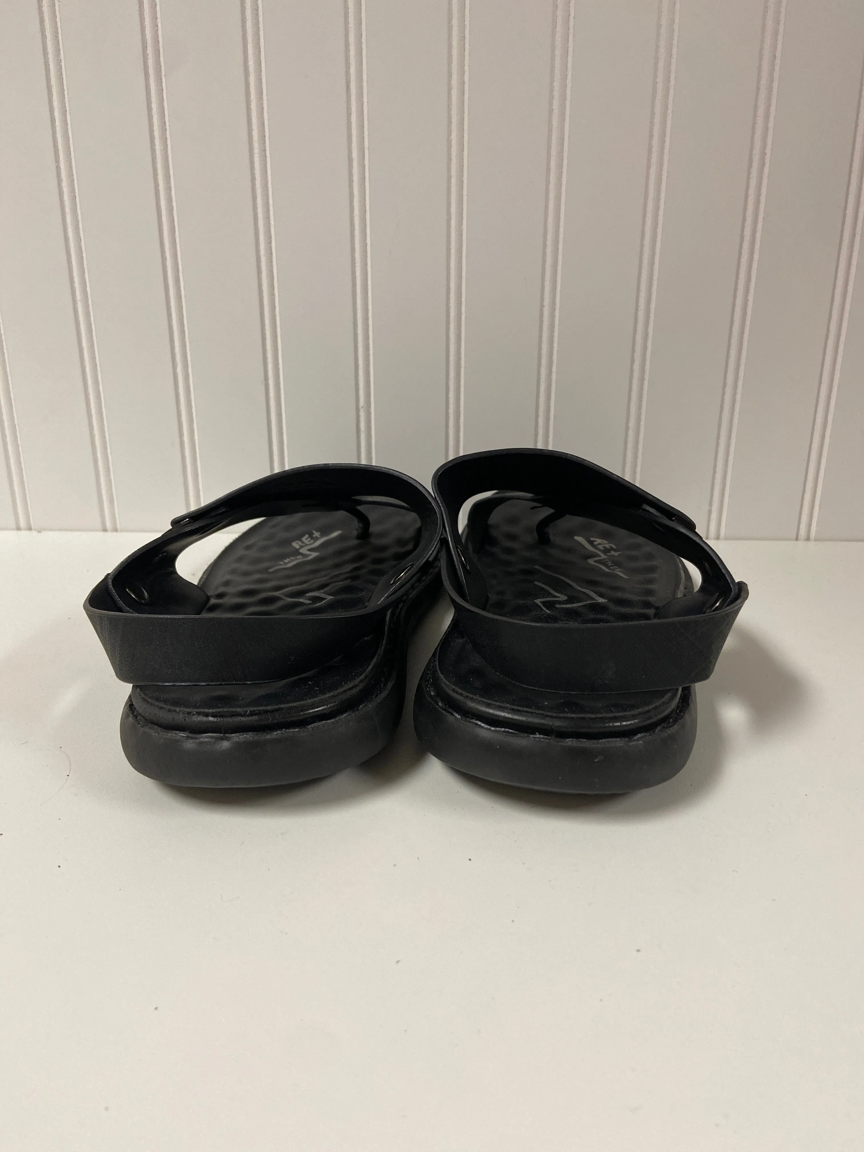 Black Sandals Flats Clothes Mentor, Size 10.5