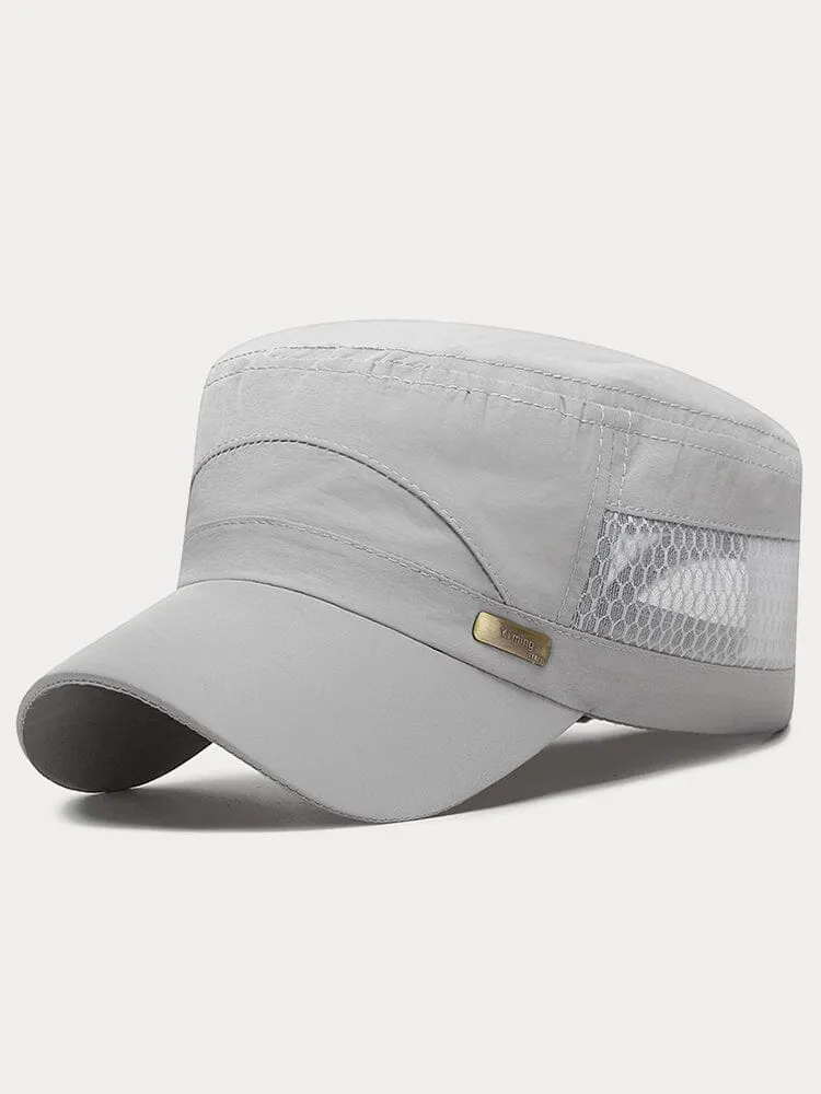 Breathable Mesh Flat Top Cap