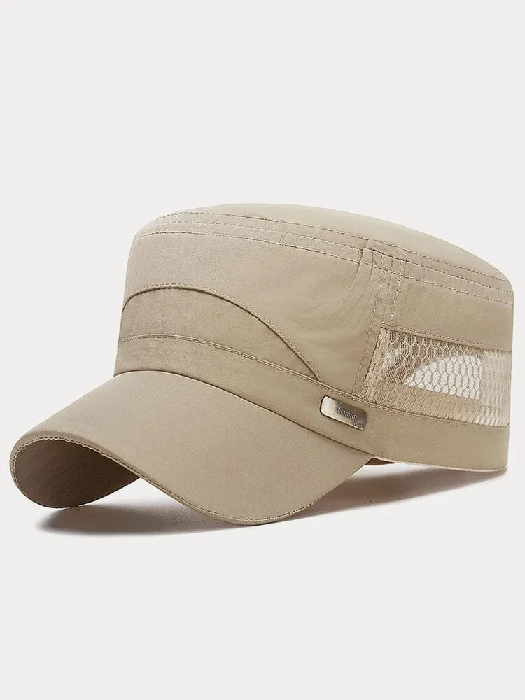 Breathable Mesh Flat Top Cap