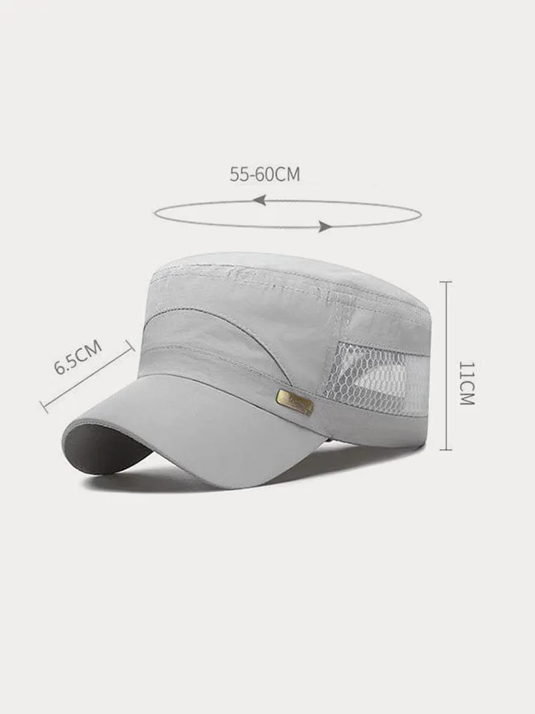 Breathable Mesh Flat Top Cap