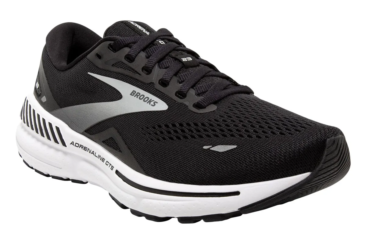 Brooks Adrenaline GTS 23 2E Black/White Mens