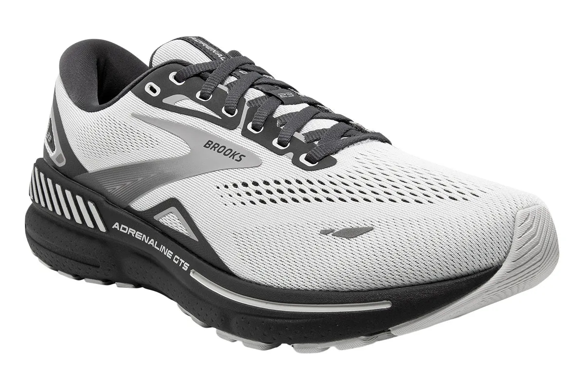 Brooks Adrenaline GTS 23 D Oyster/Ebony/Alloy Mens