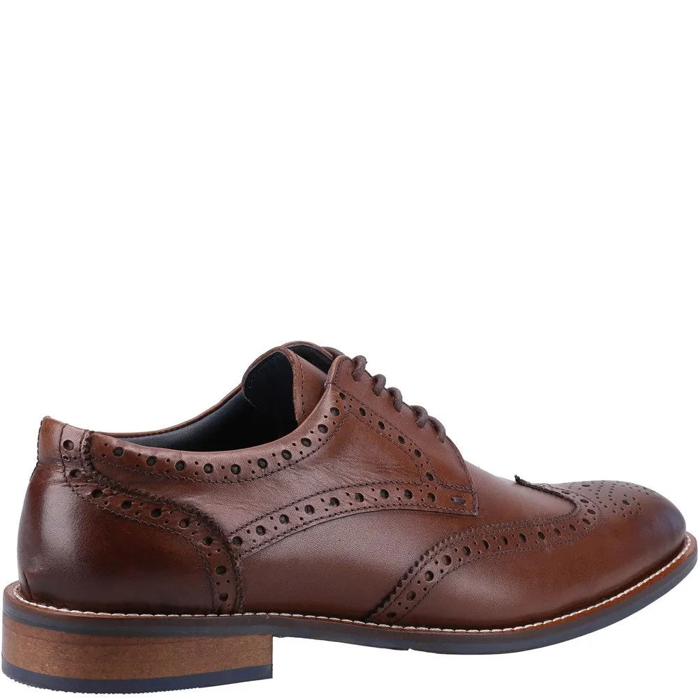 Brown Dustin Brogue Shoes