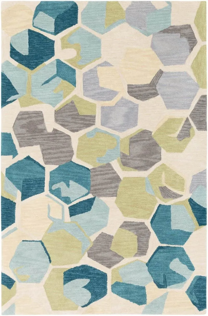 Calnester Maya Modern Area Rug