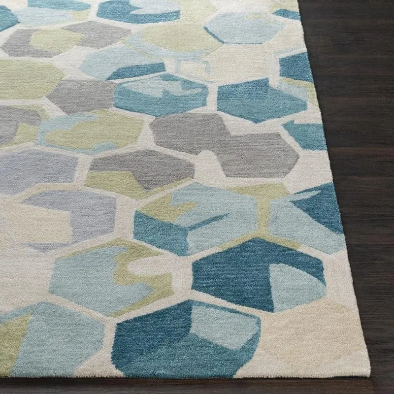 Calnester Maya Modern Area Rug