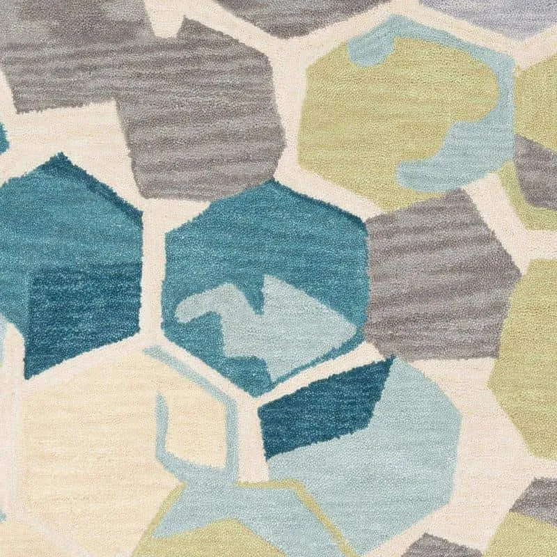 Calnester Maya Modern Area Rug