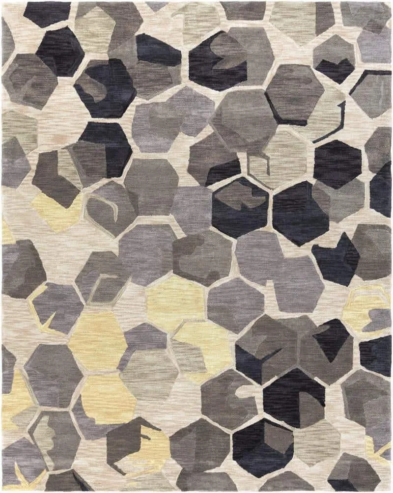 Calnester Maya Modern Area Rug