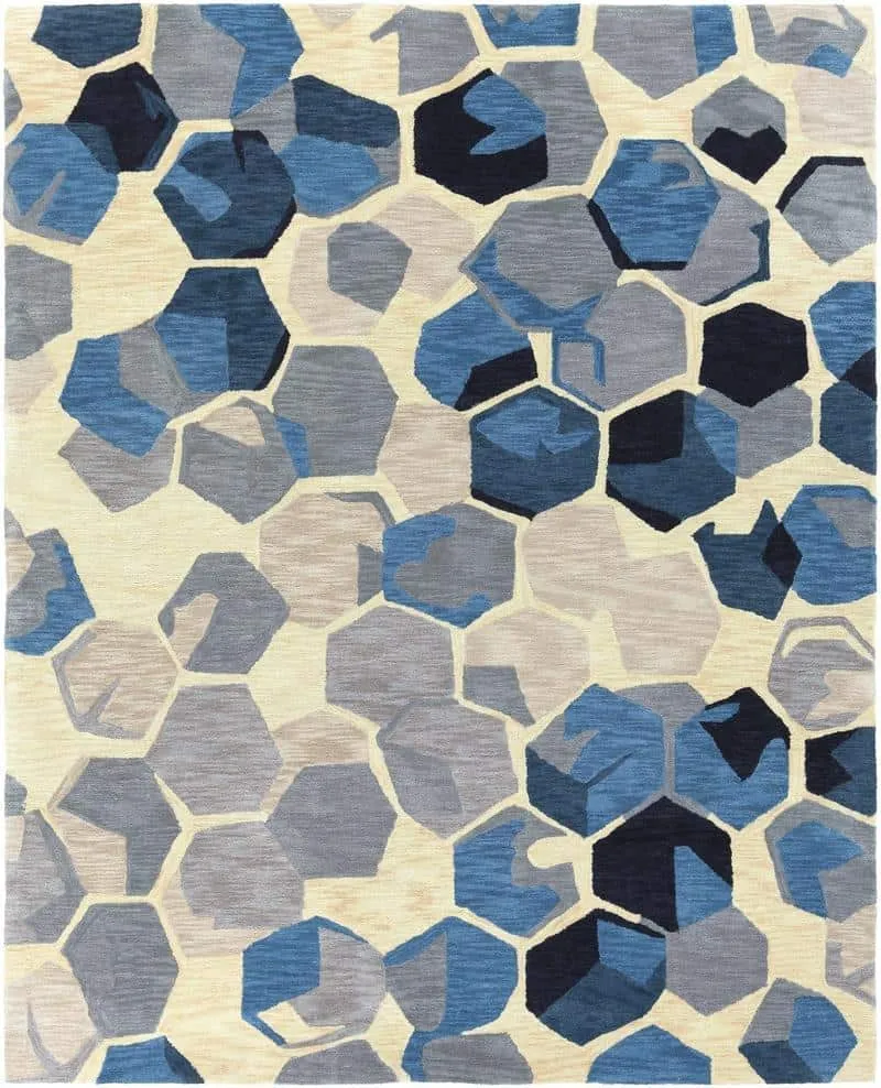 Calnester Maya Modern Area Rug