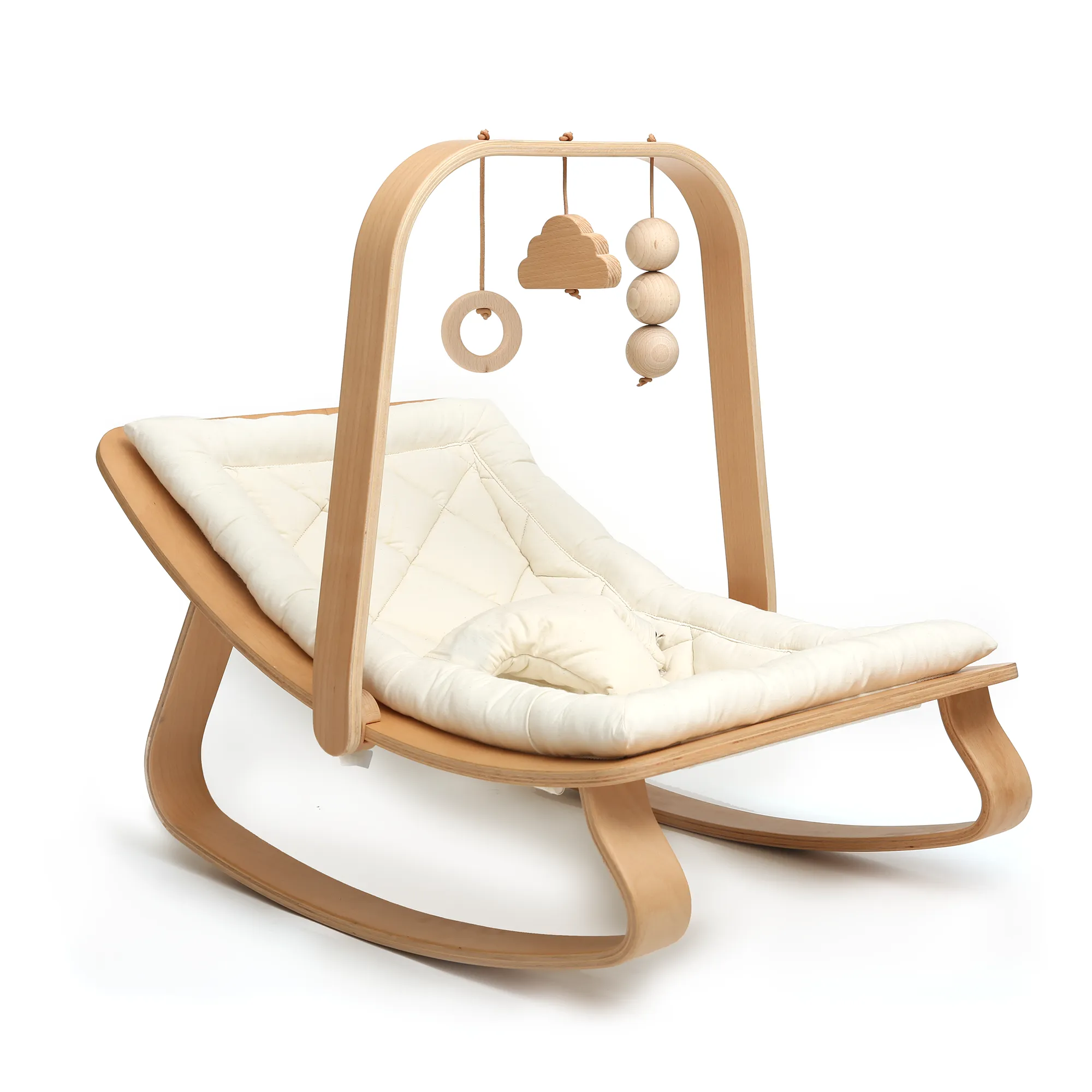 Charlie Crane LEVO Rocker with Camel cushion