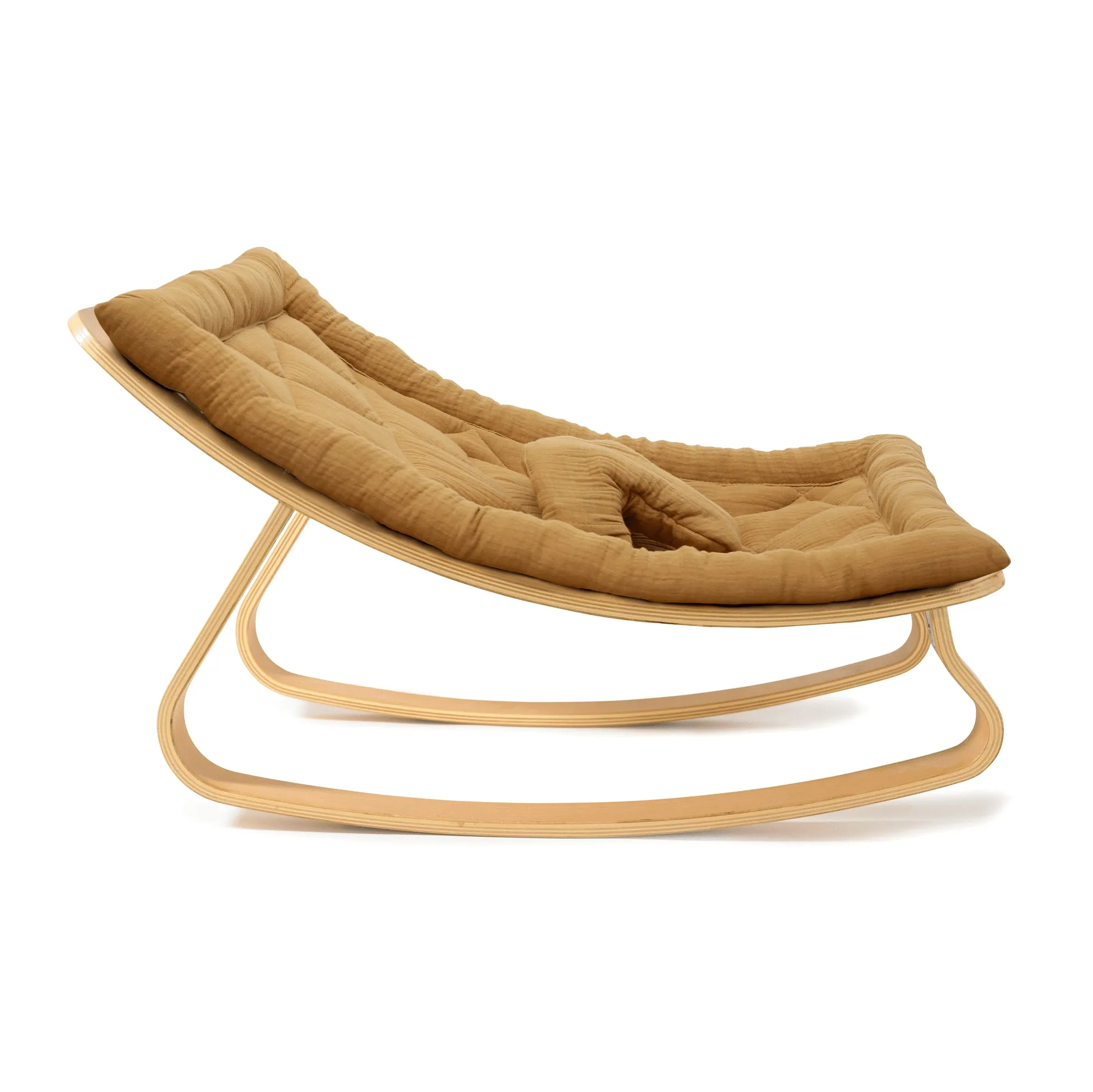 Charlie Crane LEVO Rocker with Camel cushion