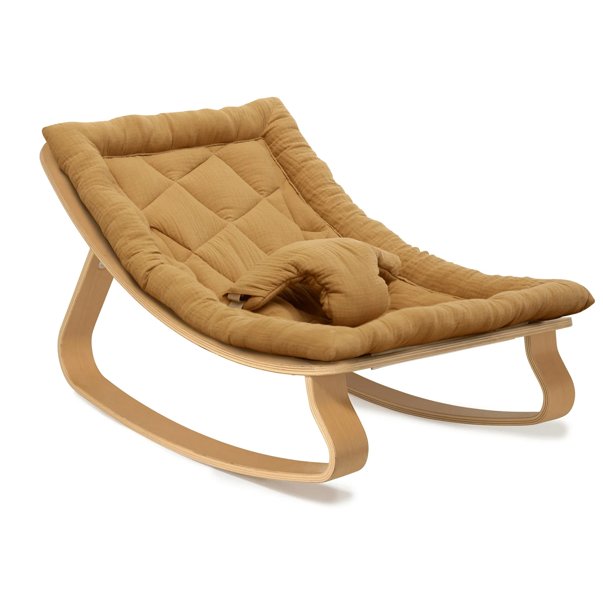 Charlie Crane LEVO Rocker with Camel cushion