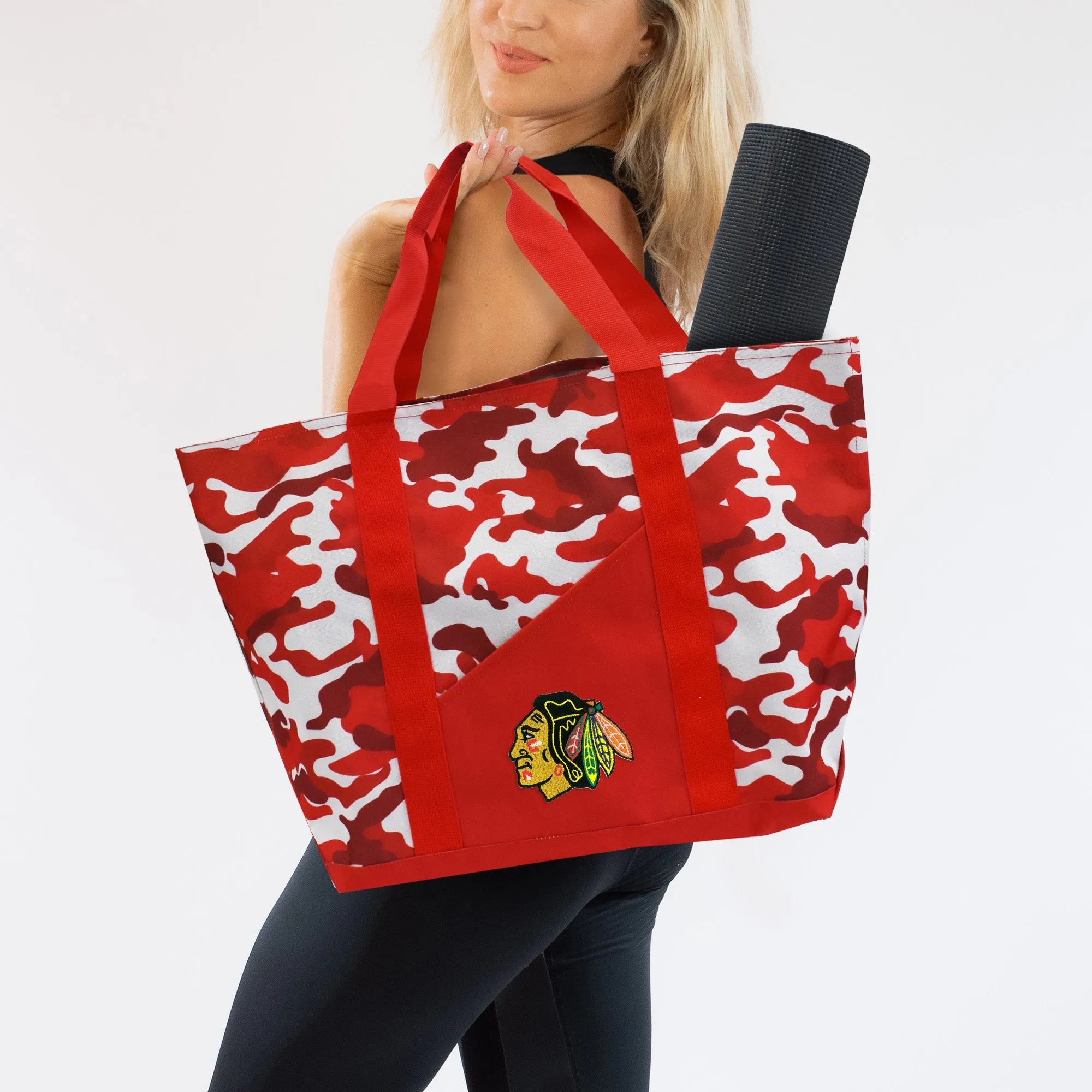 Chicago Blackhawks Super-Duty Camo Tote