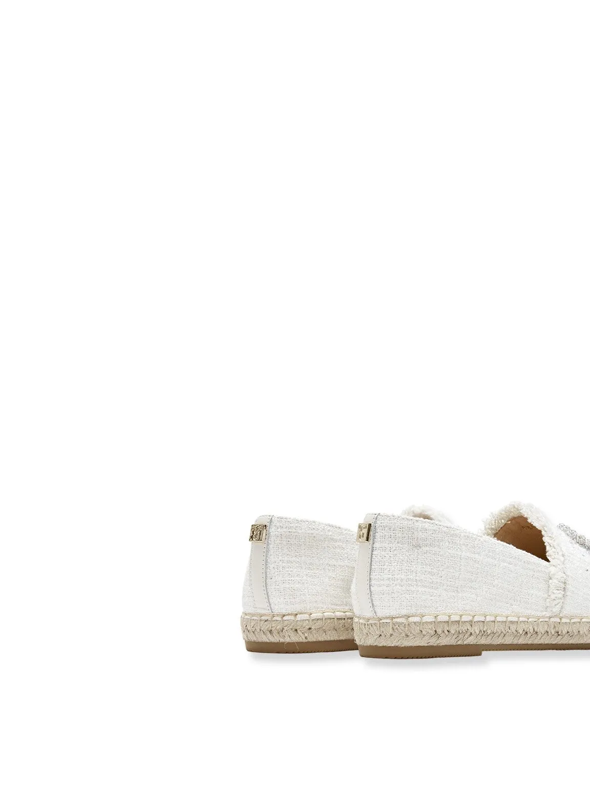 Crystal Pearl Beaded Espadrilles