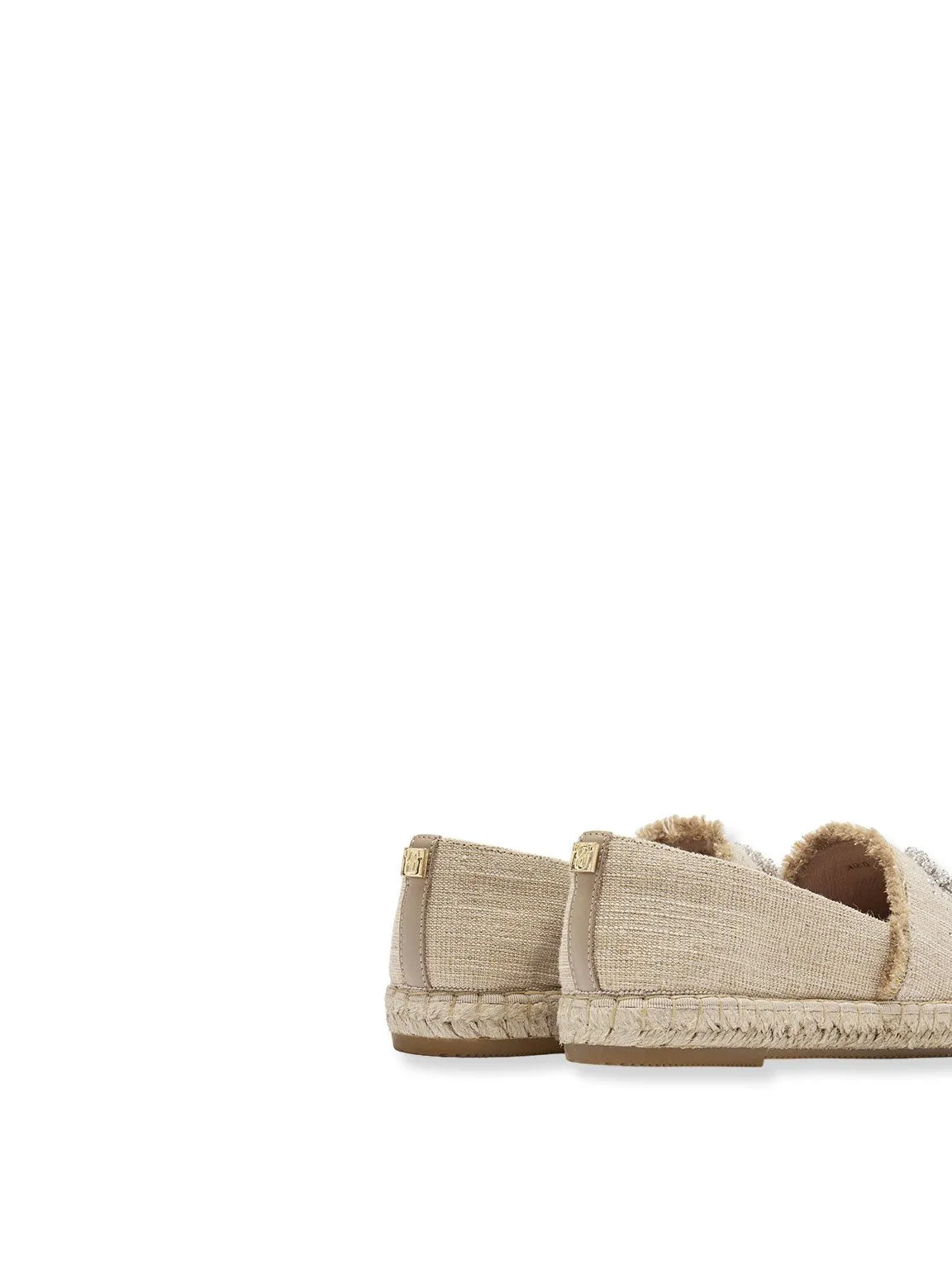 Crystal Pearl Beaded Espadrilles