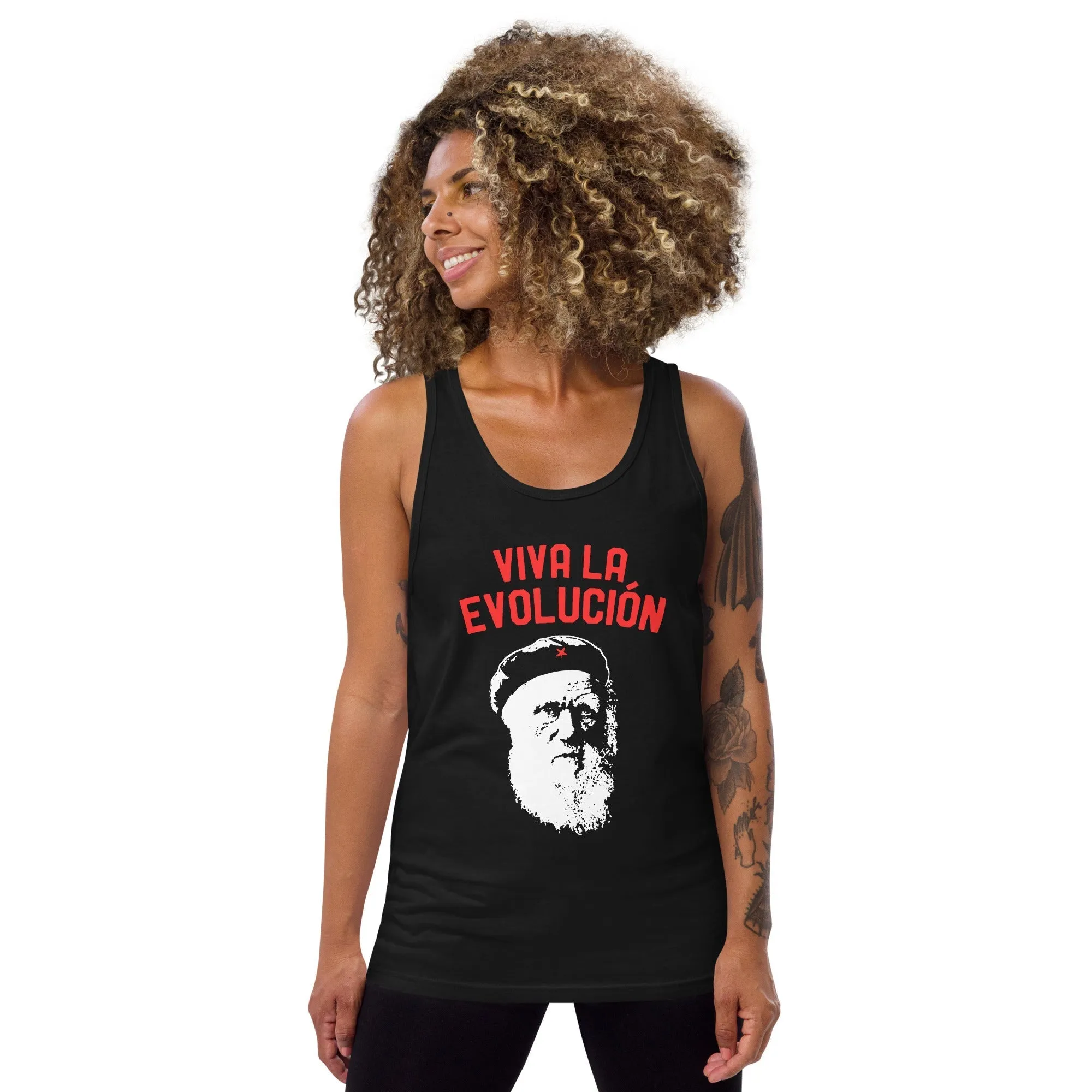 Darwin - Viva la Evolucion - Unisex Tank Top