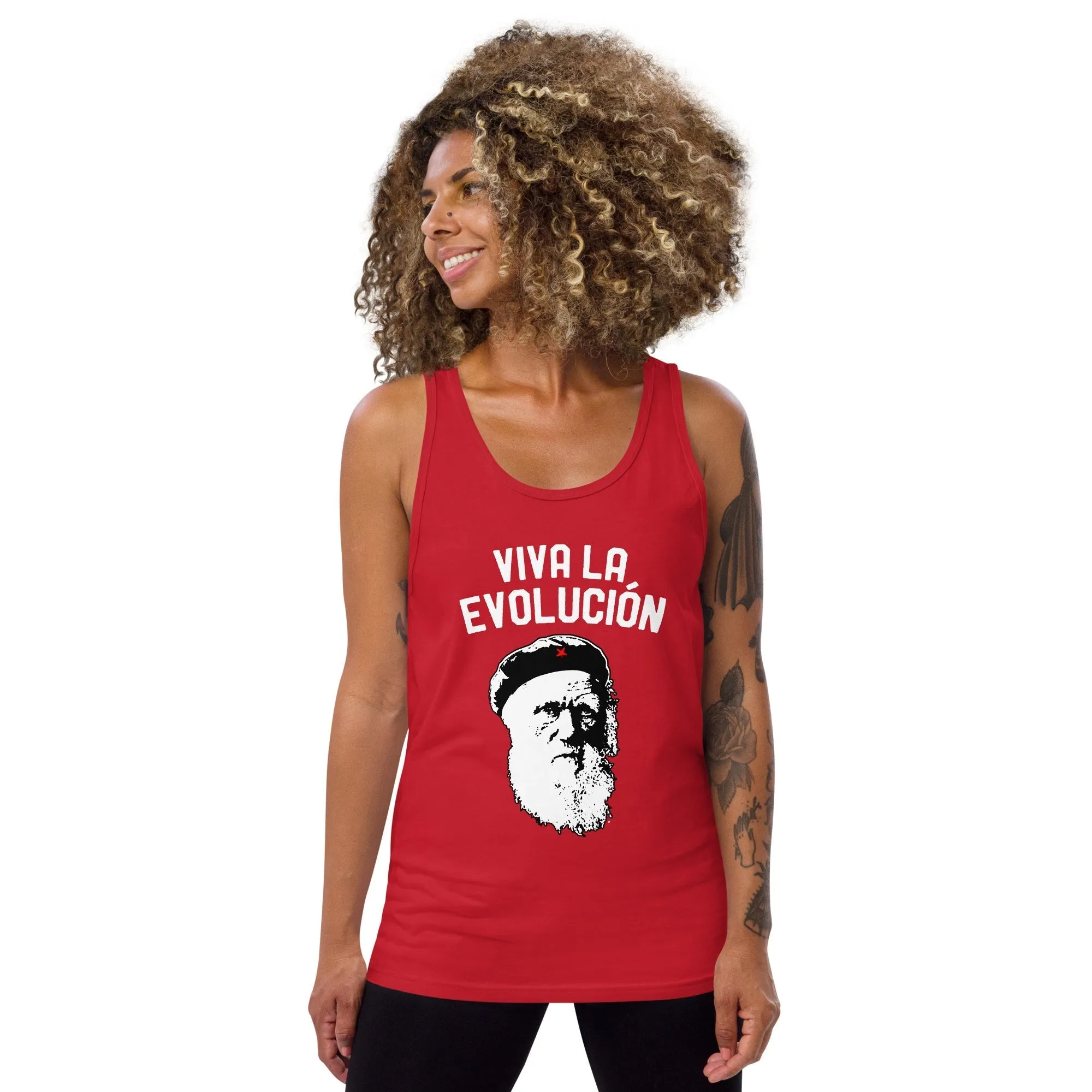 Darwin - Viva la Evolucion - Unisex Tank Top