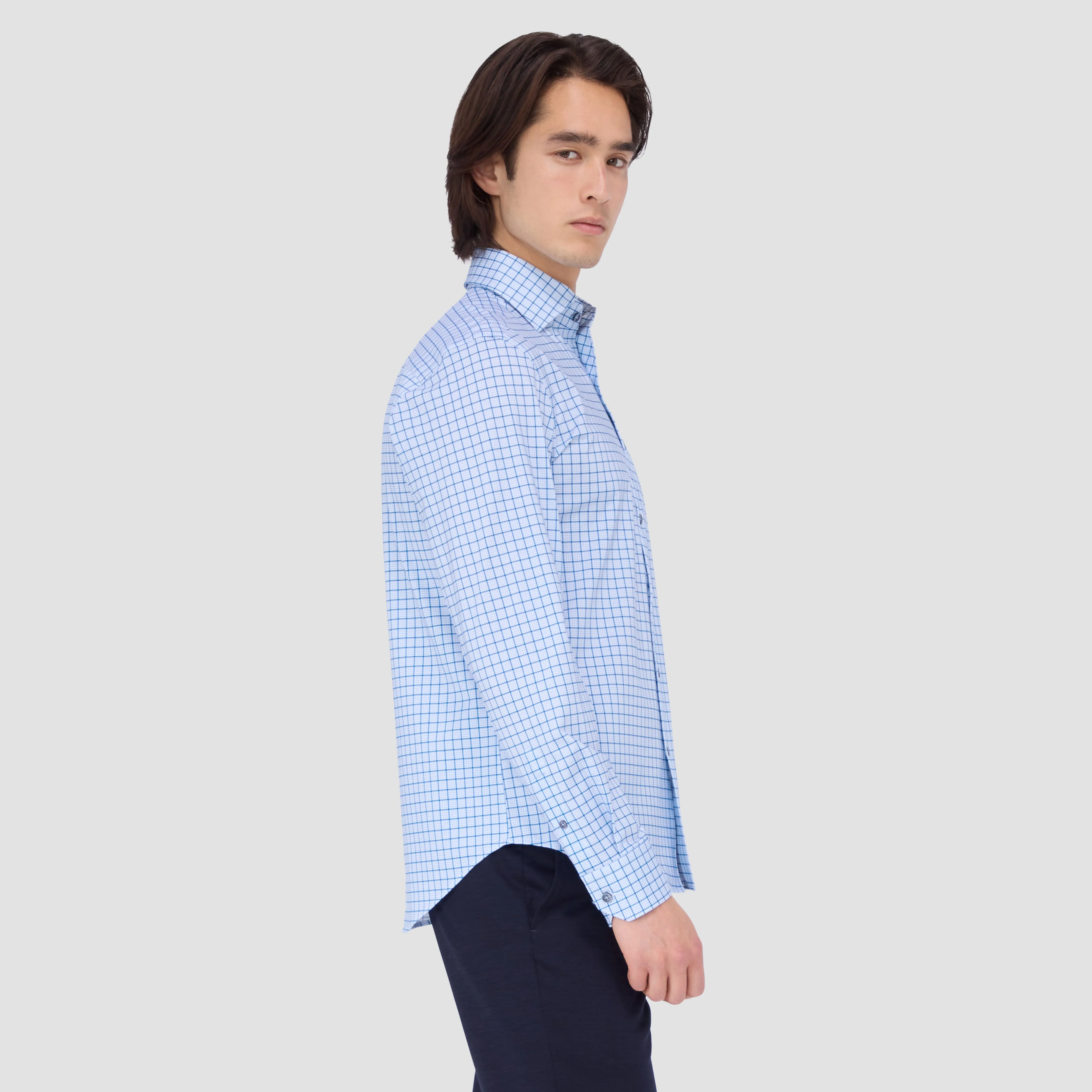 DEVON Graph Check OoohCotton Shirt