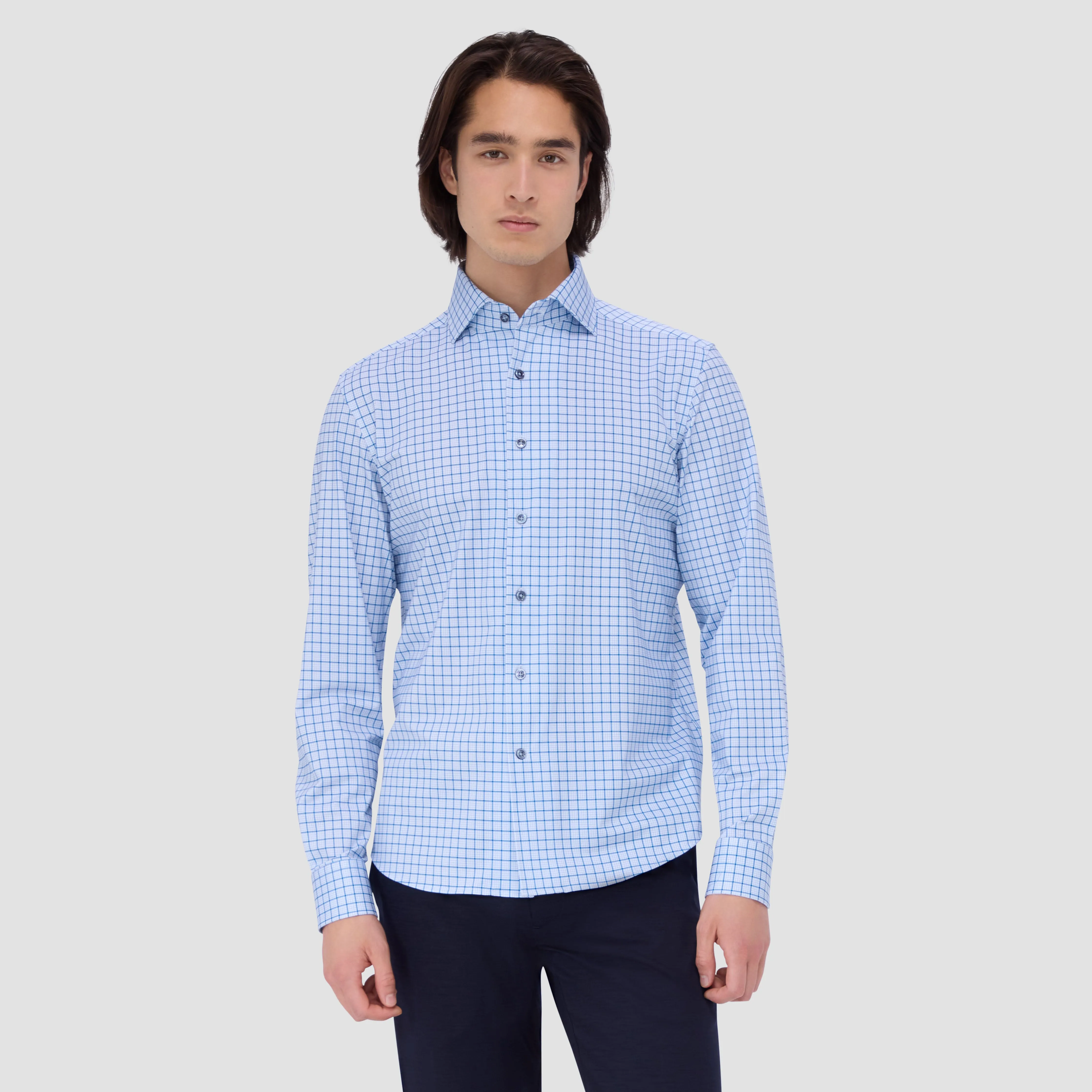 DEVON Graph Check OoohCotton Shirt