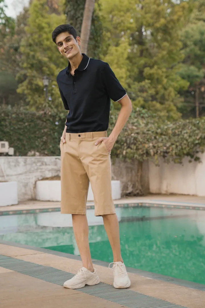 Earth Khaki Stretch Chino Shorts