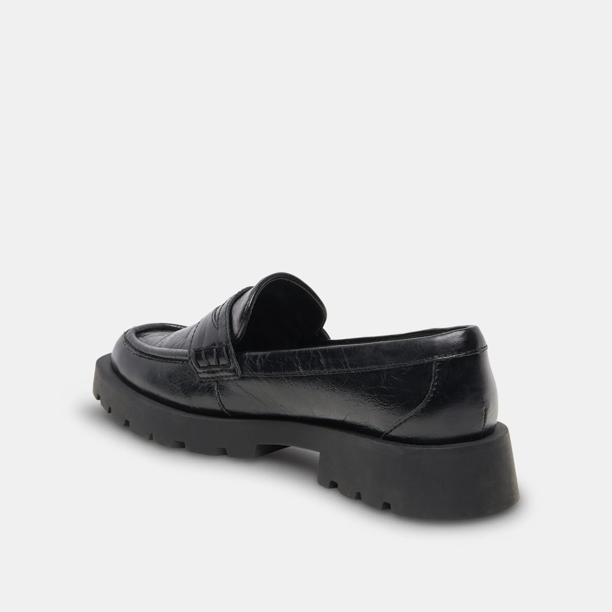 ELIAS FLATS ONYX CRINKLE PATENT