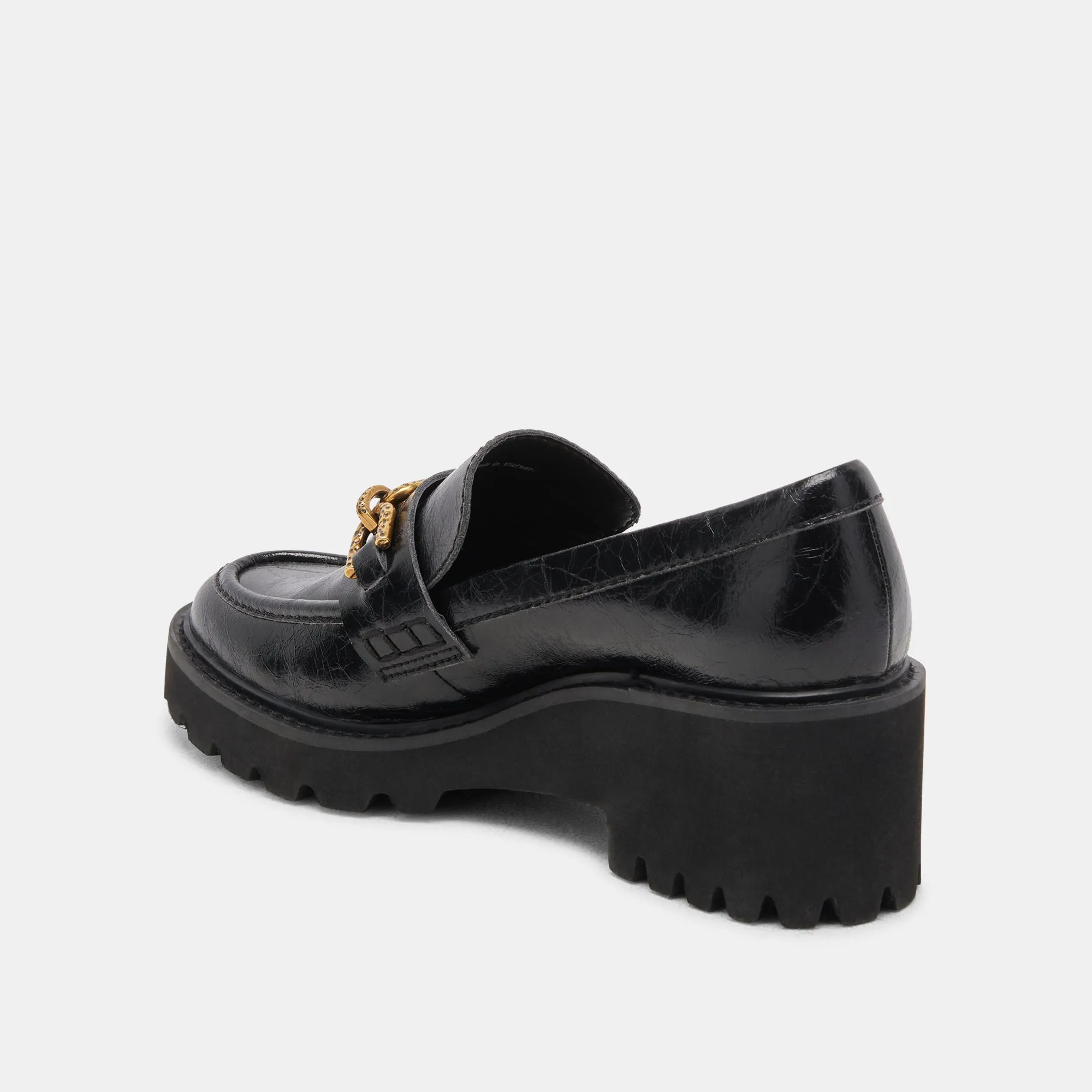 HARLEN LOAFER MIDNIGHT CRINKLE PATENT