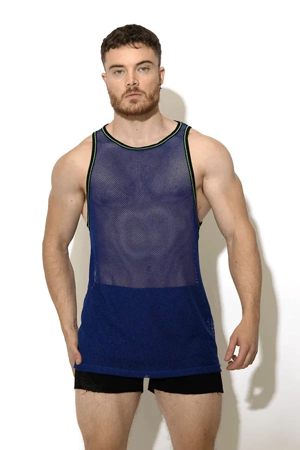 JJ Malibu Noticed tank mesh blue