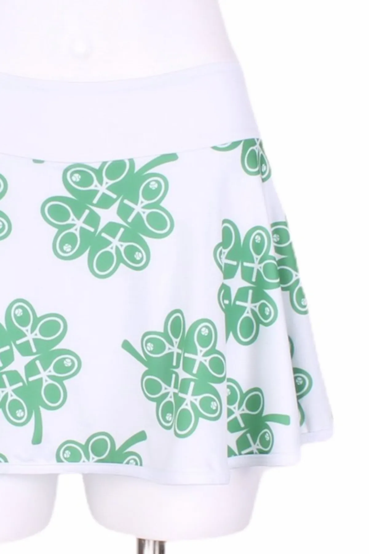 Limited Green Heart Lucky Clover Love "O" Skirt