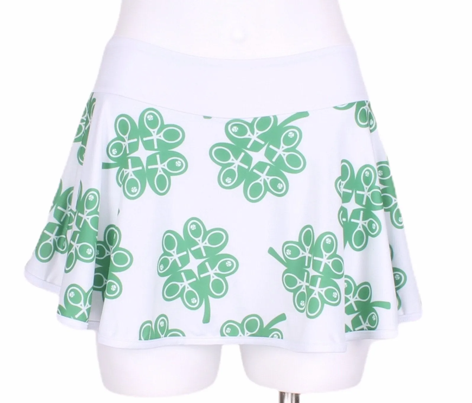 Limited Green Heart Lucky Clover Love "O" Skirt