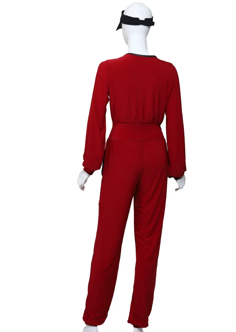 Long Sleeve Onesie Red