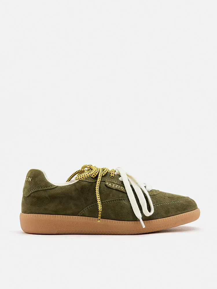 Maeve Double Laced Suede Sneakers