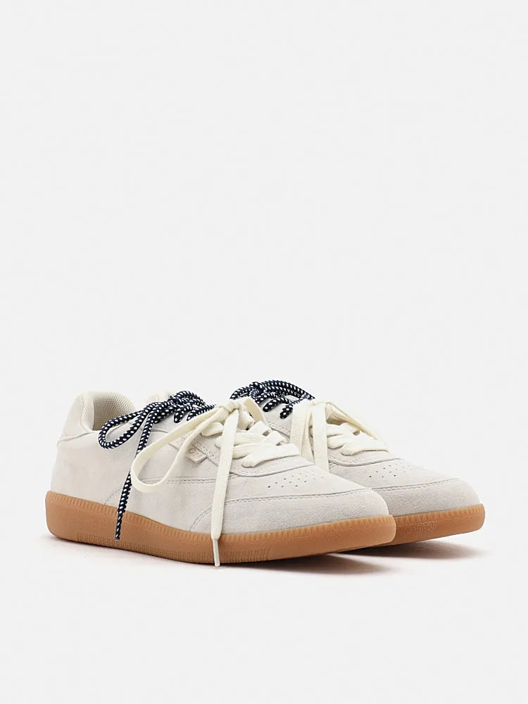 Maeve Double Laced Suede Sneakers