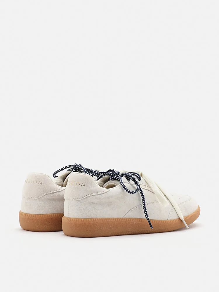 Maeve Double Laced Suede Sneakers