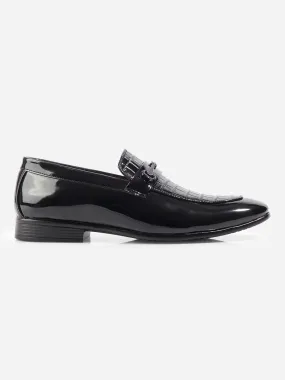 Men's Black Regular Toe Slip On Formal (IX1070)