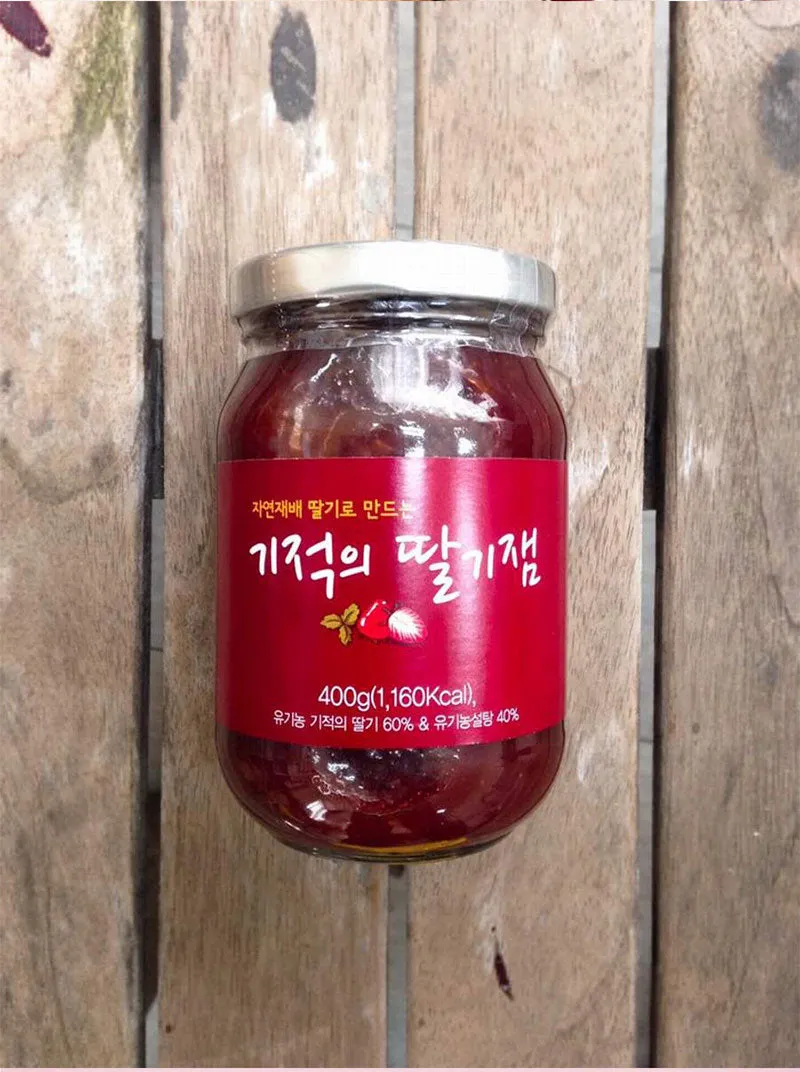 Miracle Strawberry Jam Korean Organic Foods 400g Atopy Cancer Prevent