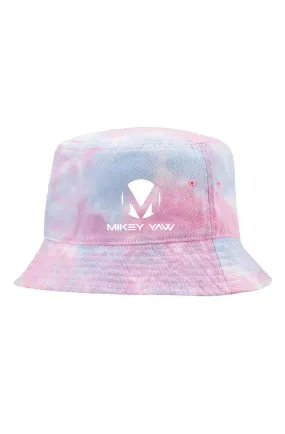 Monogram Cotton Candy Tie-Dye Bucket Cap