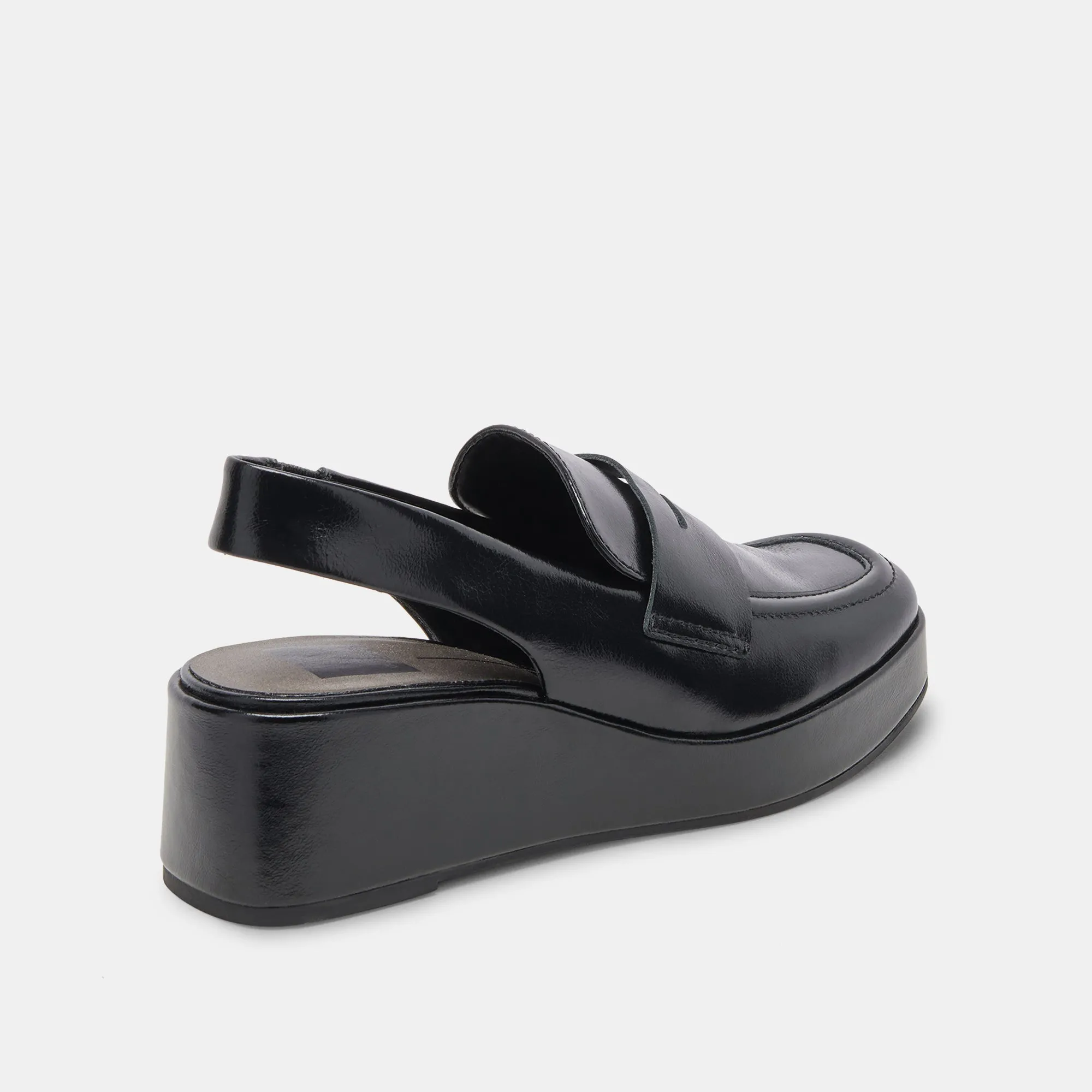 NADA LOAFERS MIDNIGHT CRINKLE PATENT