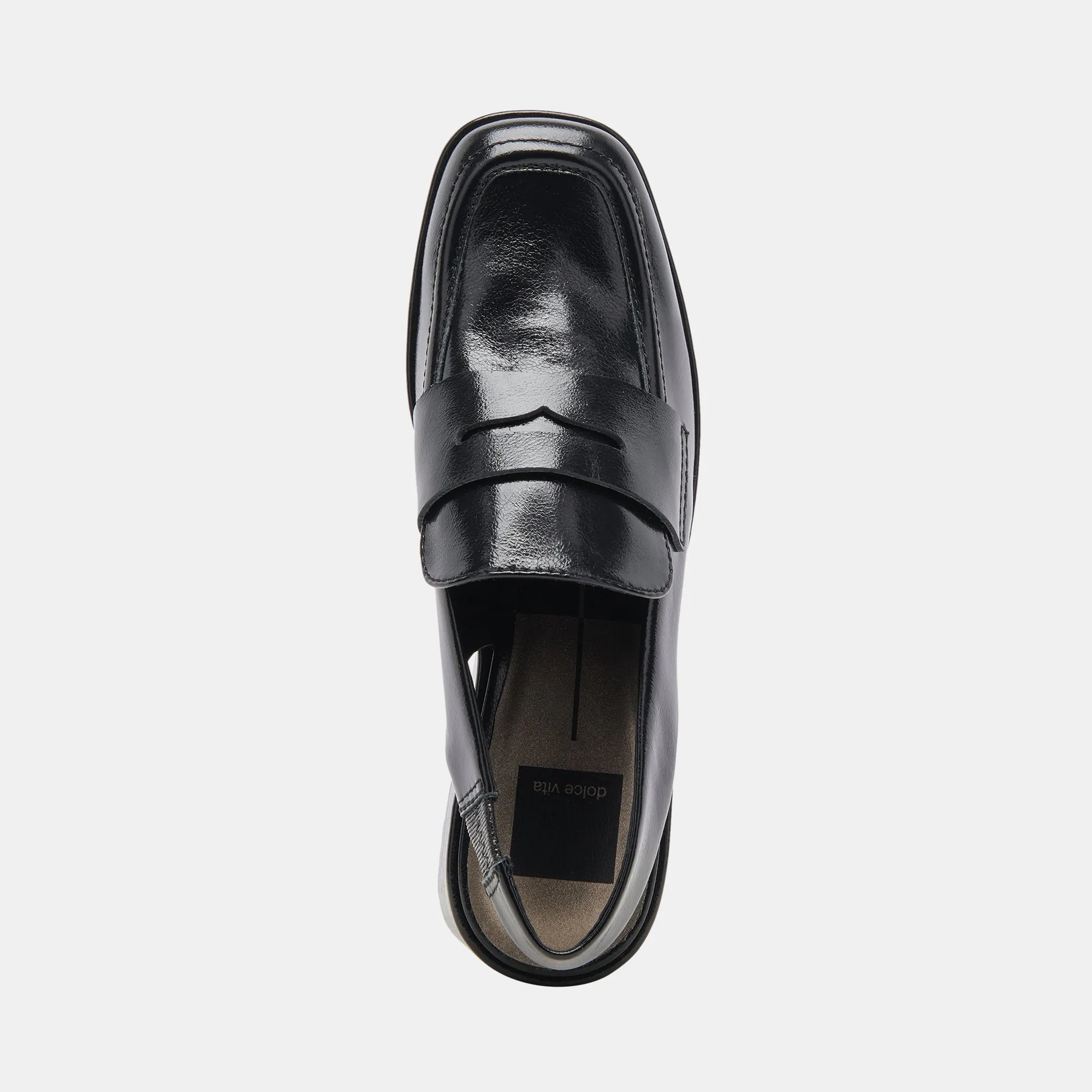 NADA LOAFERS MIDNIGHT CRINKLE PATENT