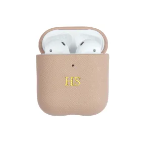 Nude - Saffiano AirPods Case Cover [1st/2nd Generation]