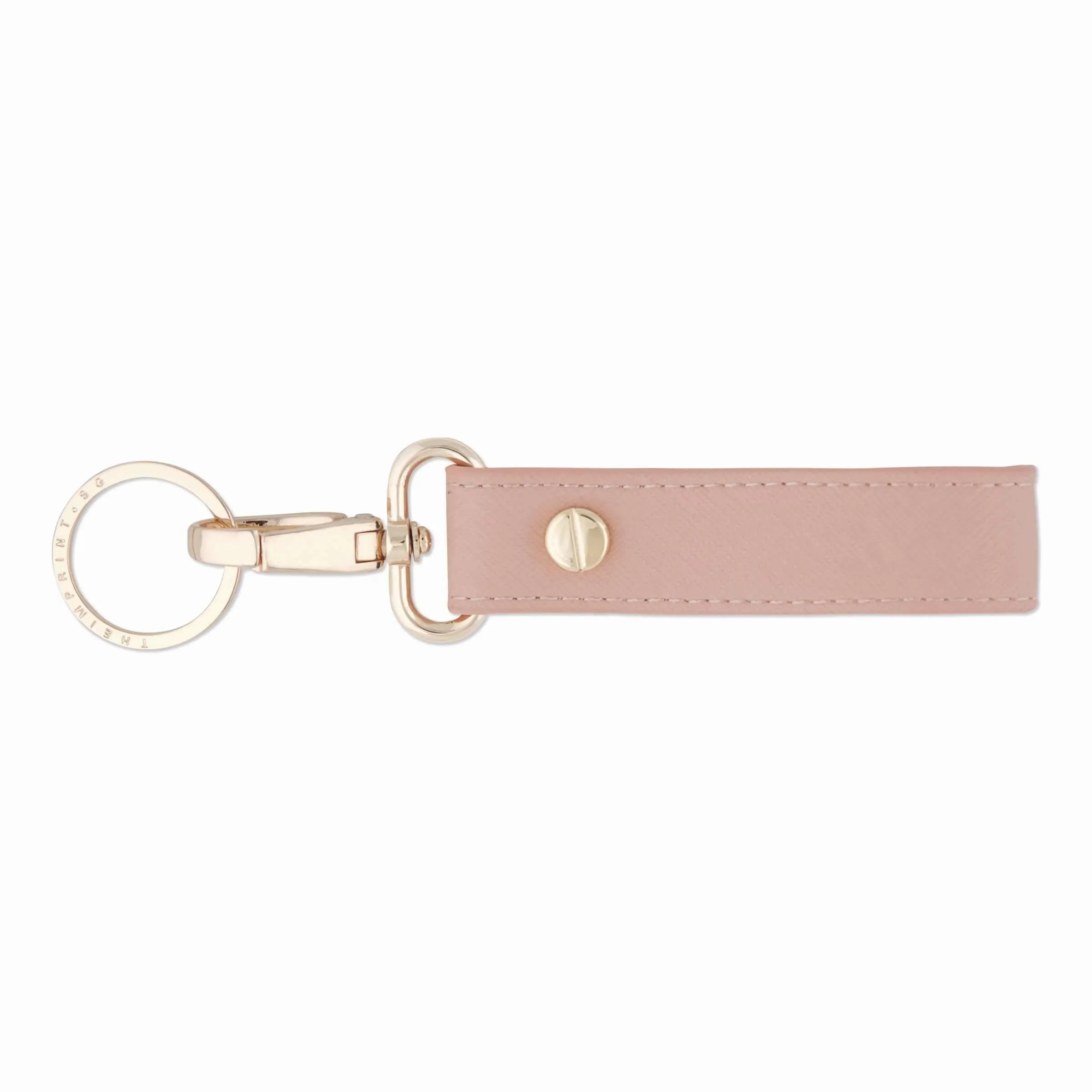 Nude - Saffiano Keychain