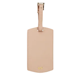 Nude - Saffiano Luggage Tag